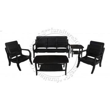 1+1+3 Seater Wooden Sofa Set WS1029A